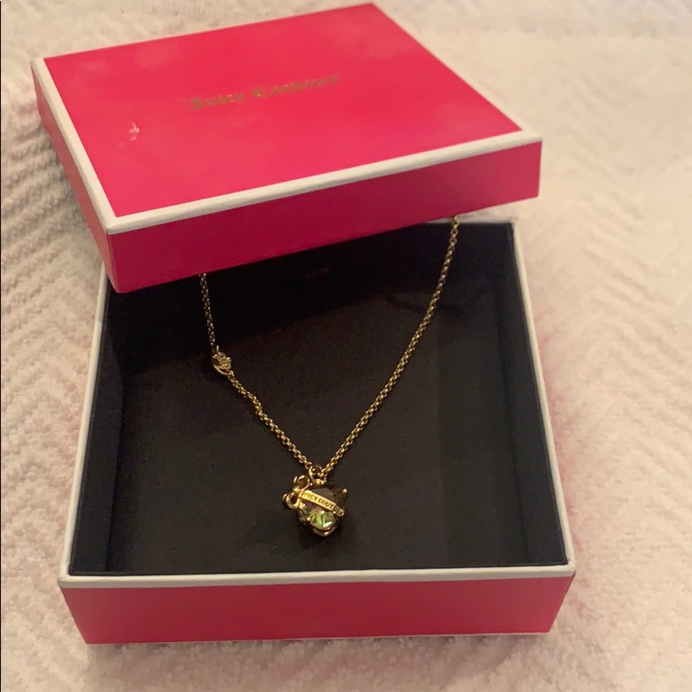 Juicy Couture necklace with multi-tonal charm